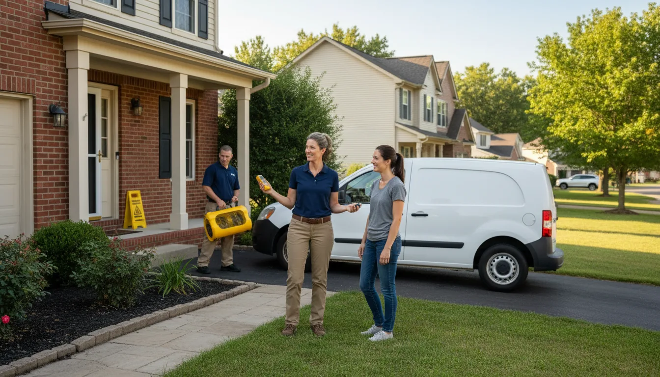 Residential water damage restoration in Fort Thomas, AZ